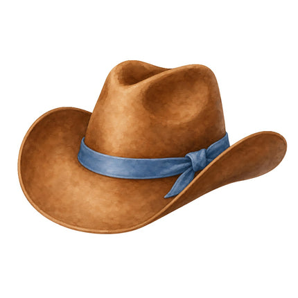 cowboy hat fabric panel