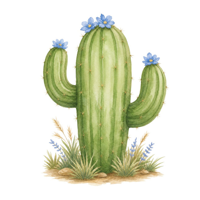cactus fabric panel