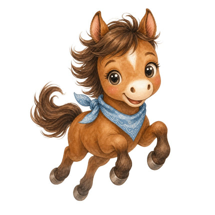horse fabric panel