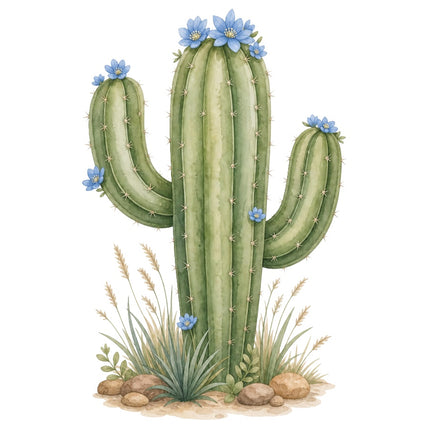 cactus fabric panel