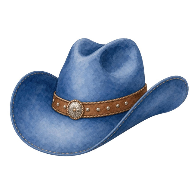 cowboy hat fabric panel