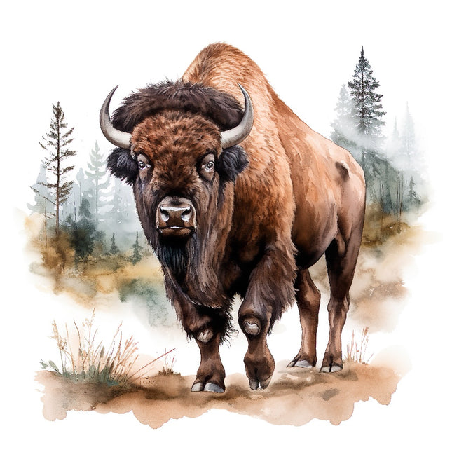 Bison 100% Cotton Fabric Panel Block Quilt Square AAB4007