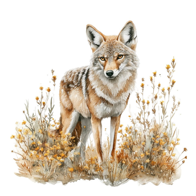 Coyote 100% Cotton Fabric Panel Block Quilt Square AAB4010