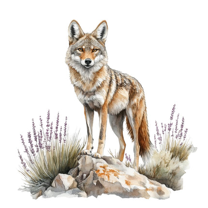 Coyote 100% Cotton Fabric Panel Block Quilt Square AAB4012
