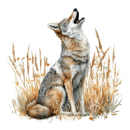 Coyote 100% Cotton Fabric Panel Block Quilt Square FLIP-AAB4016