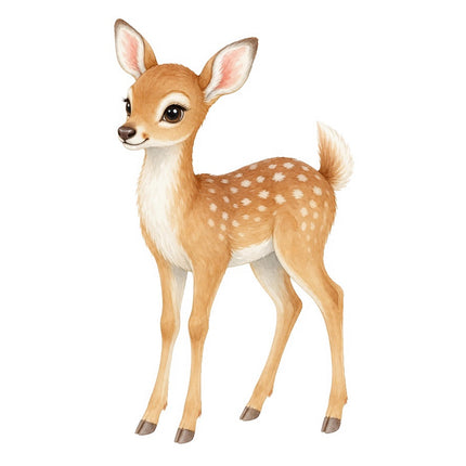 Deer 100% Cotton Fabric Panel Block Quilt Square FLIP-AAB709