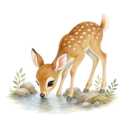 deer quilt square