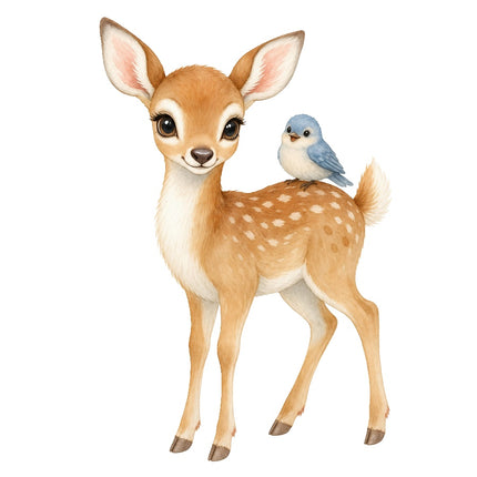 deer quilt square