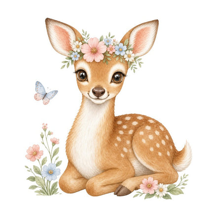 deer quilt square