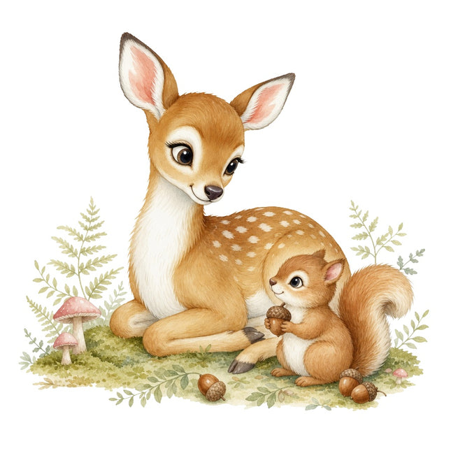 fawn fabric panel