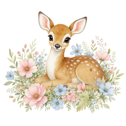 deer fabric panel