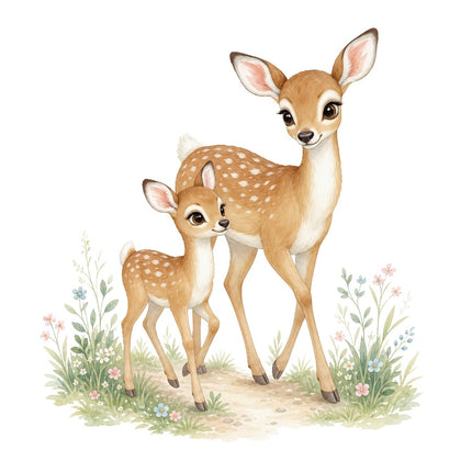 deer quilt square