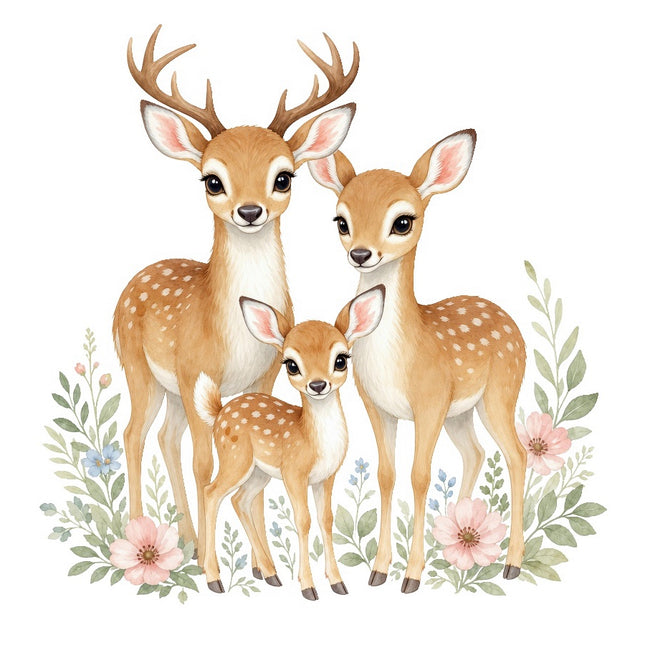 deer quilt square