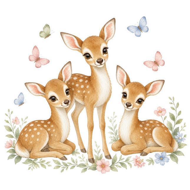 deer quilt square
