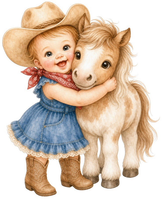 cowgirl quilt block