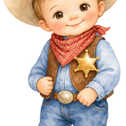 little cowboy quilt block