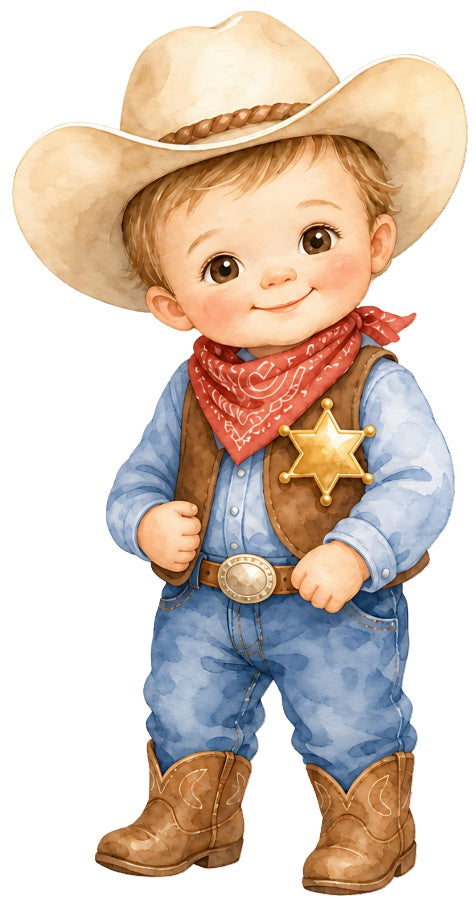 little cowboy quilt block