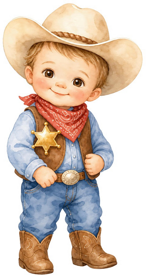 cowboy quilt square