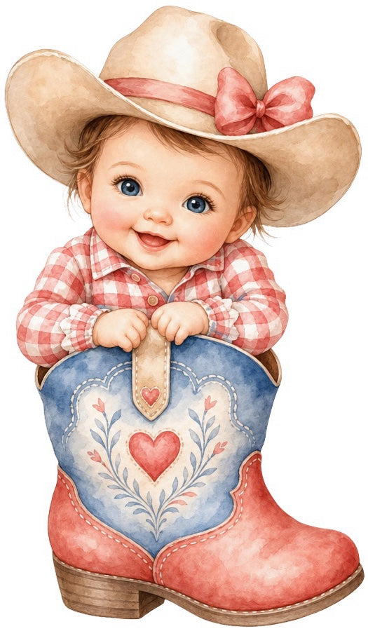 cowgirl quilt square