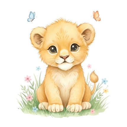 lion cub quilt square