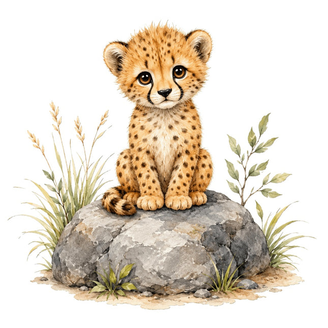 cheetah fabric panel