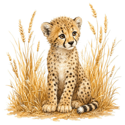 cheetah fabric panel