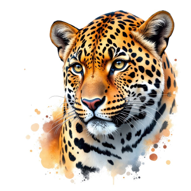 Leopard fabric panel