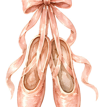 Ballerina Shoes 100% Cotton Fabric Panel Block Quilt Square AAC501