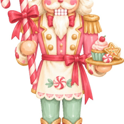 Nutcracker 100% Cotton Fabric Panel Block Quilt Square AAC505