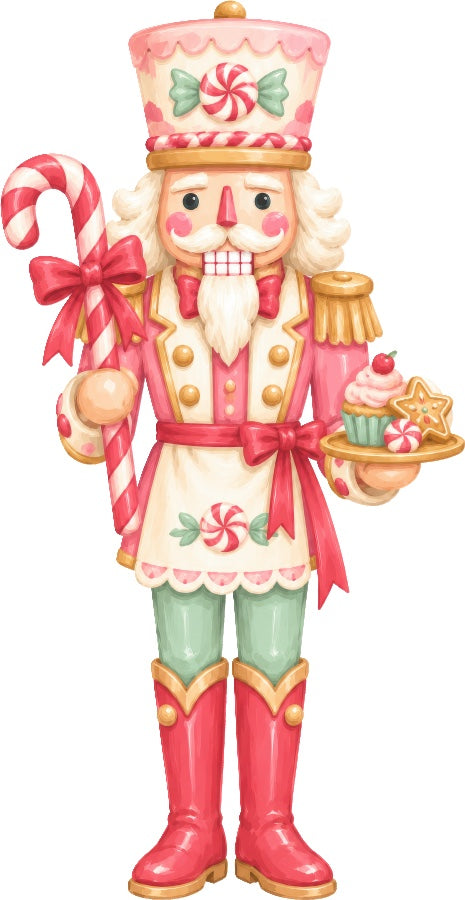 Nutcracker 100% Cotton Fabric Panel Block Quilt Square AAC505