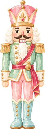 Nutcracker 100% Cotton Fabric Panel Block Quilt Square AAC507