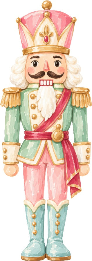 Nutcracker 100% Cotton Fabric Panel Block Quilt Square AAC507