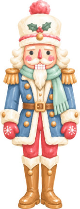 Nutcracker 100% Cotton Fabric Panel Block Quilt Square AAC508