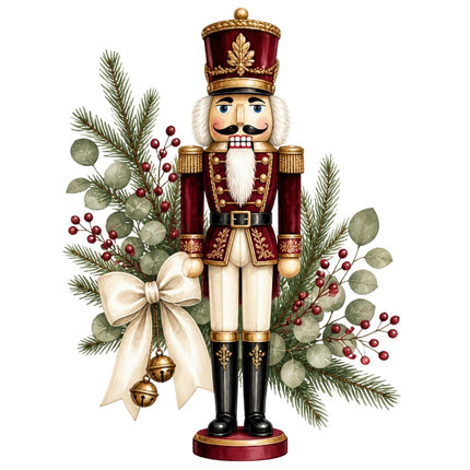 Nutcracker 100% Cotton Fabric Panel Block Quilt Square AAC534