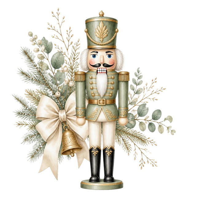 Nutcracker 100% Cotton Fabric Panel Block Quilt Square AAC535