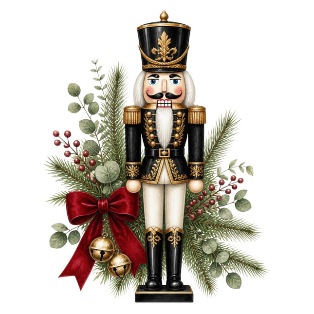 Nutcracker 100% Cotton Fabric Panel Block Quilt Square AAC543