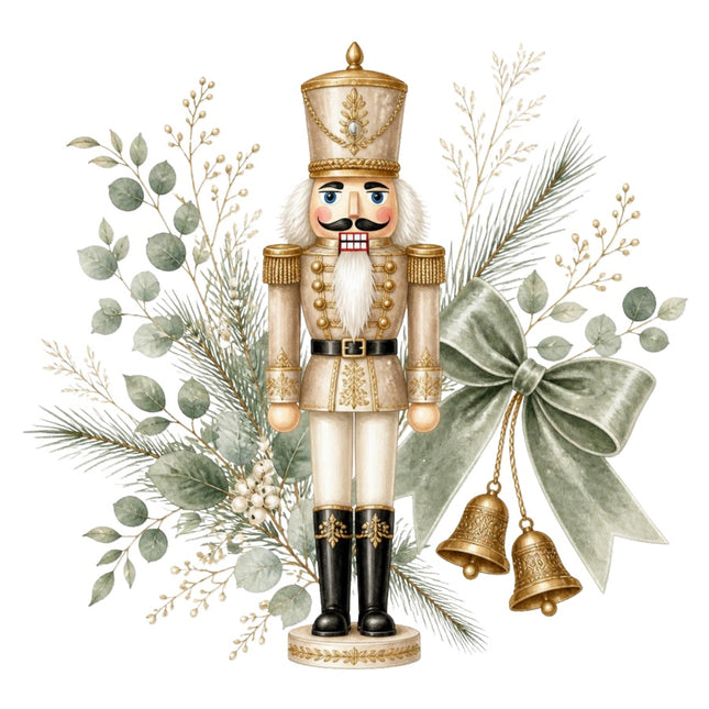 Nutcracker 100% Cotton Fabric Panel Block Quilt Square AAC544