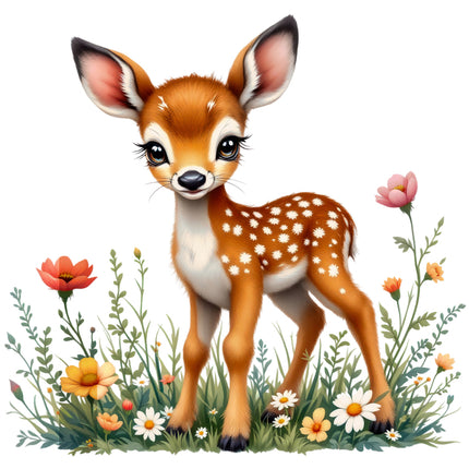 deer fabric panel