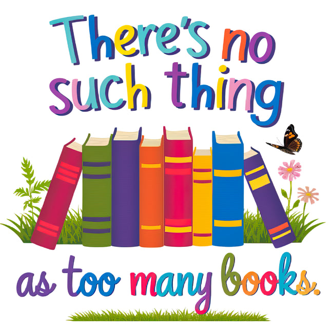 Reading Reader Books 100% Cotton Fabric Panel Block AB1803