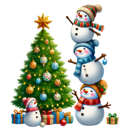 christmas fabric panel