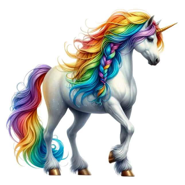 Unicorn 100% Cotton Fabric Panel Block AB2064