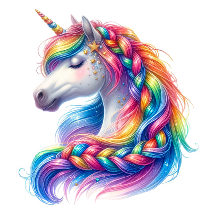 Unicorn 100% Cotton Fabric Panel Block AB2080