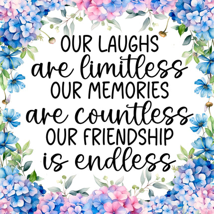 Best Friends 100% Cotton Fabric Panel Block AB3001