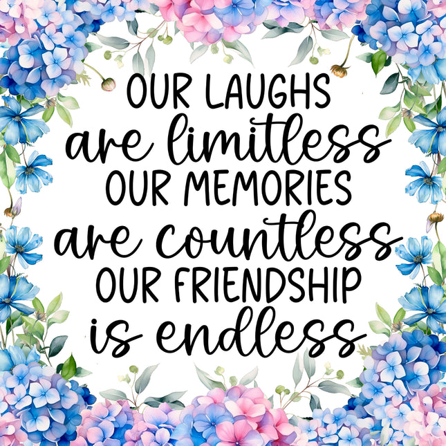 Best Friends 100% Cotton Fabric Panel Block AB3001