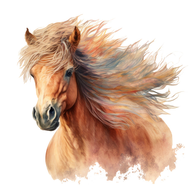 horse fabric panel