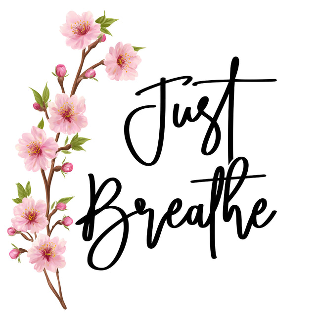Just Breathe 100% Cotton Fabric Panel Block AB881