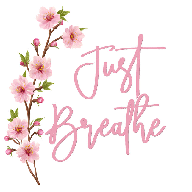 Just Breathe 100% Cotton Fabric Panel Block AB882
