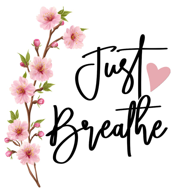 Just Breathe 100% Cotton Fabric Panel Block AB893