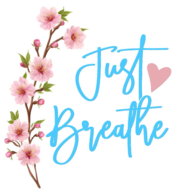Just Breathe 100% Cotton Fabric Panel Block AB894