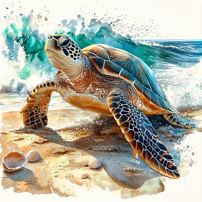 sea turtle quilt block